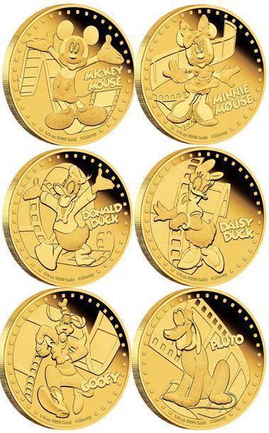 紐埃迪士尼卡通人物金幣